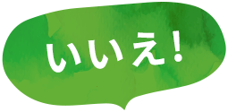 いいえ！